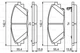 Гальмівні колодки BOSCH 0986494804 Mazda 3, CX-3 B6YS3328ZA, B6YS3328ZB, B4Y03328ZB - зображення 7