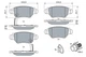 Гальмівні колодки BOSCH 0986494014 Opel Astra, Zafira 9198598, 9198589, 9195685 - зображення 5