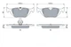 Гальмівні колодки BOSCH 0986424484 BMW 3 Series 34211164499, 34211164501, 34214398213 - зображення 5