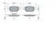 Тормозные колодки BOSCH 0986494033 Renault Laguna, Scenic 8671016705, 8671016635, 8671013562 - изображение 5