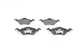 Тормозные колодки BOSCH 0986494284 Ford Focus 1064230, 1075558, 1107697 - изображение 1