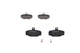 Тормозные колодки BOSCH 0986469810 Ford Sierra, Scorpio D85GB2M008AG, 87GX2M008BB, 87GB2M008BA - изображение 4