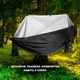 Туристический подвесной гамак с москитной сеткой и карманом Tac Maven MYNEST HAMMOCK WITH NET 220х120 см нейлон для кемпинга, похода, пикника Черный - изображение 3