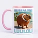 Чашка с печатью "Burbaloni Luliloli" (цвет розовый) (28725) - изображение 1