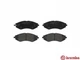 Тормозные колодки BREMBO P15002 Chevrolet Lacetti, Aveo, Tacuma; Daewoo Leganza, Nubira, Gentra, Espero, Lanos 96281937, 96405129, 96495227 - изображение 2