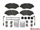Гальмівні колодки BREMBO P50085 Volkswagen Crafter; Mercedes Sprinter, Vito, V-Class JZW698151AB, A9064210400, A9064210010 - зображення 1