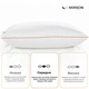 Подушка MirSon Raffaello White 201 Пуховая средняя 50х70 см (2200000060525) - изображение 5