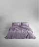 Постільна білизна Limasso Stonewashed Exclusive Ranforse сімейний Natural Violet - зображення 1