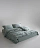 Постільна білизна Limasso Stonewashed Ranforse сімейний Natural Green - зображення 2
