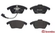 Колодки гальмівні BREMBO P85146 Audi A1, A3, TT; Volkswagen Passat, CC, Touran, Golf, EOS, Caddy, Jetta, Scirocco; Skoda Yeti, Superb, Octavia; Seat Leon 3C0698151J, 3C0698151D, 3C0698151C - зображення 2
