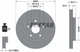 Диск гальмівний передній Toyota Corolla 18- 282x25 PRO - 92341103 TEXTAR - изображение 2