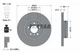 Диск гальмівний задній BMW 1 F20/F21/3 F30/F31/4 F32/F36 11- 345x24 B37/N13/N47/N55 PRO+ - 92265125 TEXTAR - изображение 6