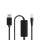 Кабель USB - DC Jack 2,5/2,1мм, стабілізатор/перетворювач підвищує DC-DC 5-12В 0,6А, 1,3 метр - зображення 4
