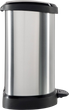 Kosz na śmieci Curver Deco srebrny 15 l (3253922120005) - obraz 2