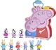 Набор Свинка Пеппа 9 фигурок в Кейсе Peppa Pig Peppa's Adventures Carry-Along Brothers & Sisters Hasbro F2173 - изображение 2