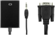 Adapter Accura VGA + minijack - HDMI 0.2m Black (5907629219828) - obraz 2