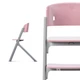 Стульчик для кормления Kinderkraft Livy Calmee Aster Pink с шезлонгом (KHLICA00PNK0000) - изображение 6