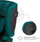 Fotelik samochodowy Kinderkraft Fix2Go i-Size Green (KCFI2GO0GRE0000) - obraz 8
