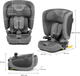 Fotelik samochodowy Kinderkraft Fix2Go i-Size Grey (KCFI2GO0GRY0000) - obraz 12