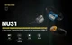Ліхтар Налобний Nitecore NU31 (550 Люмен 145 Метрів - USB Type-C) Сірий - изображение 4