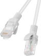 Patchcord Lanberg Cat 5e UTP 15 m Grey (PCU5-10CC-1500-S) - obraz 2