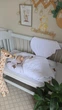 Кокон з крилами Chickabiddy, двосторонній зима-літо, білий бавовняний велюр + ведмедики, позиціонер для малюка, гніздечко для новонароджених, 90х52 см - зображення 3
