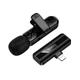 Мікрофон HOCO Lightning Fair wireless microphone L20 |2.4G, 5-15m, 3-4h| Black - зображення 5