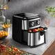 Аерогриль HOCO HJD16A Kitchen multifunctional air fryer 8L 1700W Black - изображение 7