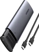 Внешний карман Ugreen CM400 M.2 NVMe USB 3.1 Gen2 10 Гбит/с для SSD USB-C to M.2 NGF 5G Enclosure A TO C Cable 50cm (10903) - изображение 2