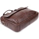 Стильный портфель для мужчин из натуральной кожи Vintage 23040 Коричневый - изображение 5