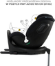 Fotelik samochodowy Kinderkraft XRIDER 2 i-Size Black (KCXRID02BLK0000) - obraz 3