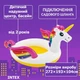 Детский надувной центр Intex «Единорог» 57441 — бассейн с фонтаном, 272×193×104 см, для детей 2+ - изображение 7