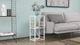 Етажерка 3/34 Ferrum-decor Серії Конект 73x34x28 білий ДСП Дуб Сан-Марино 16мм (FRD-104296) - зображення 3