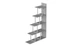 Етажерка Ferrum-decor Стелла 1600x1020x300 Білий метал ДСП Бетон (FRD-105495) - зображення 1