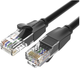 Patchcord Vention Cat 6 UTP 5 m Black (6922794741089) - obraz 2