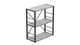 Этажерка 3/60 Ferrum-decor Серии Конект 75x60x28 черный ДСП Бетон 16мм (FRD-104256) - изображение 5