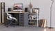 Этажерка 3/60 Ferrum-decor Серии Конект 75x60x28 белый ДСП Бетон 16мм (FRD-104262) - изображение 3