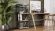 Этажерка 4/60 Ferrum-decor Серии Конект 120x60x28 черный ДСП Бетон 16мм (FRD-105552) - изображение 2