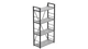 Этажерка 4/60 Ferrum-decor Серии Конект 120x60x28 черный ДСП Бетон 16мм (FRD-105552) - изображение 5