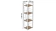 Етажерка 4/34 Ferrum-decor Серії Конект 120x34x28 білий ДСП Дуб Сан-Марино 16мм (FRD-104278) - зображення 5