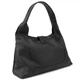 Женская вместительная сумка на плечо из натуральной кожи флотар с двумя ручками повседневная средняя Tavinchi CH-555A-FL Черный - изображение 5
