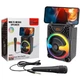 Портативная беспроводная колонка Sing-e ZQS1366 Mini RGB с микрофоном 3" 8W 1200mAh Черный 57784 - изображение 1