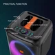 Портативная беспроводная колонка Sing-e ZQS8180 RGB с микрофоном 8" 18000W PMPO 3000mAh Черный 57792 - изображение 6