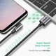 Угловой кабель UGREEN US284 Right Angle USB to Type-C Cable 3m Space Grey (UGR-70255) - изображение 3