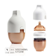Силіконова антиколікова бутилочка HEORSHE White, 160 ml - зображення 5
