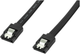 Kabel Accura SATA III - SATA III 0.3 m Black (ACC2203) - obraz 2