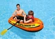 Лодка надувная Intex 58329-2 одноместная Explorer 100 147х84 см из винила с веслами и ручным насосом 2-х камерная Оранжевая (33-9-58329-2) - изображение 5