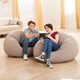 Кресло надувное для помещения Intex 68579 из ПВХ 107х104х69 см с велюровым покрытием до 100 кг Серое (33-9-68579) - изображение 4