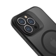 Протиударний матовий PREMIUM Soft-touch чохол з MagSafe на iPhone 14 Pro Чорний - изображение 2