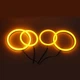 Ангельские глазки LED Cotton bmw e46 (купе) - изображение 3